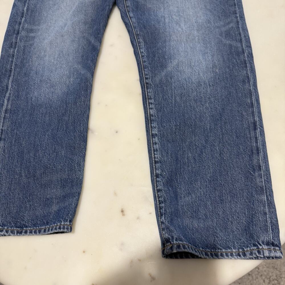 Lucky Brand Jeans 14/32 Button Fly Dylan Boyfriend Medium Wash Straight Leg - Picture 13 of 13